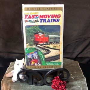 All About Fast-Moving Trains – Family Classics VHS (Red Cover) Rare
